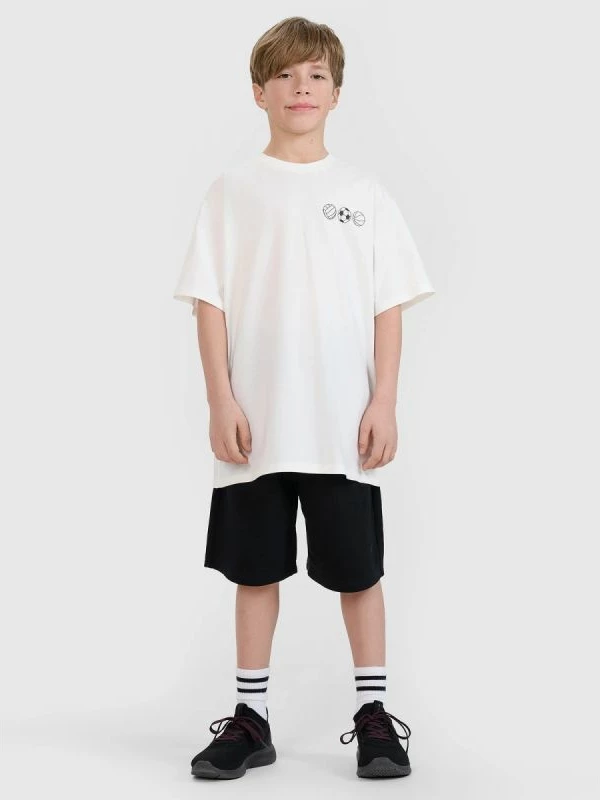 Maicë për djem 4f, oversize me print