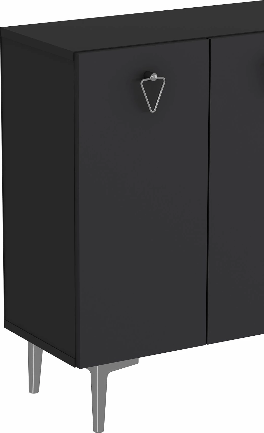 Konsol Skye Decor, Leyla, anthracite dhe argjend