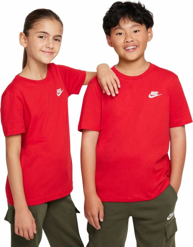 Maicë fëmijë Nike Sportswear FZ5177 657, e kuqe [Madhësia: S]