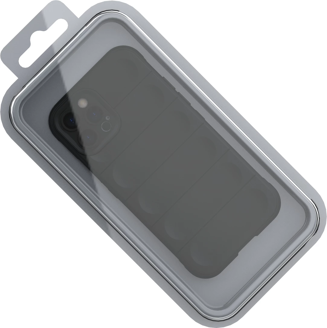Mbështjellës Hurtel Magic Shield Case për iPhone 14 Pro, elastik, i blinduar, kuq