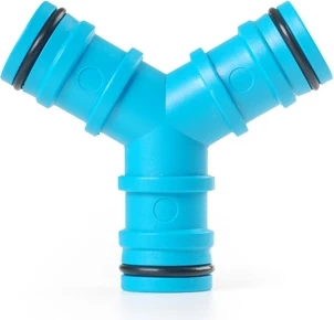 Lidhës trójnik për zorrë Cellfast 57065, 1" (26.5 mm), blu