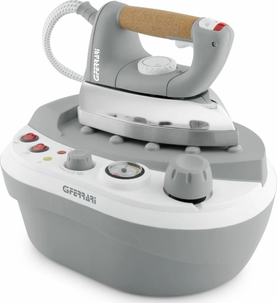 Gjenerator avulli për hekurosje G3Ferrari G40001 2200W 3 bar 1.2L, bardhë/hiri