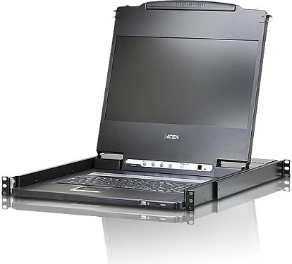 Konsolë KVM rack ATEN CL6700MW, LCD 17.3", Full HD 1920x1080, DVI/HDMI, 1U, e zezë