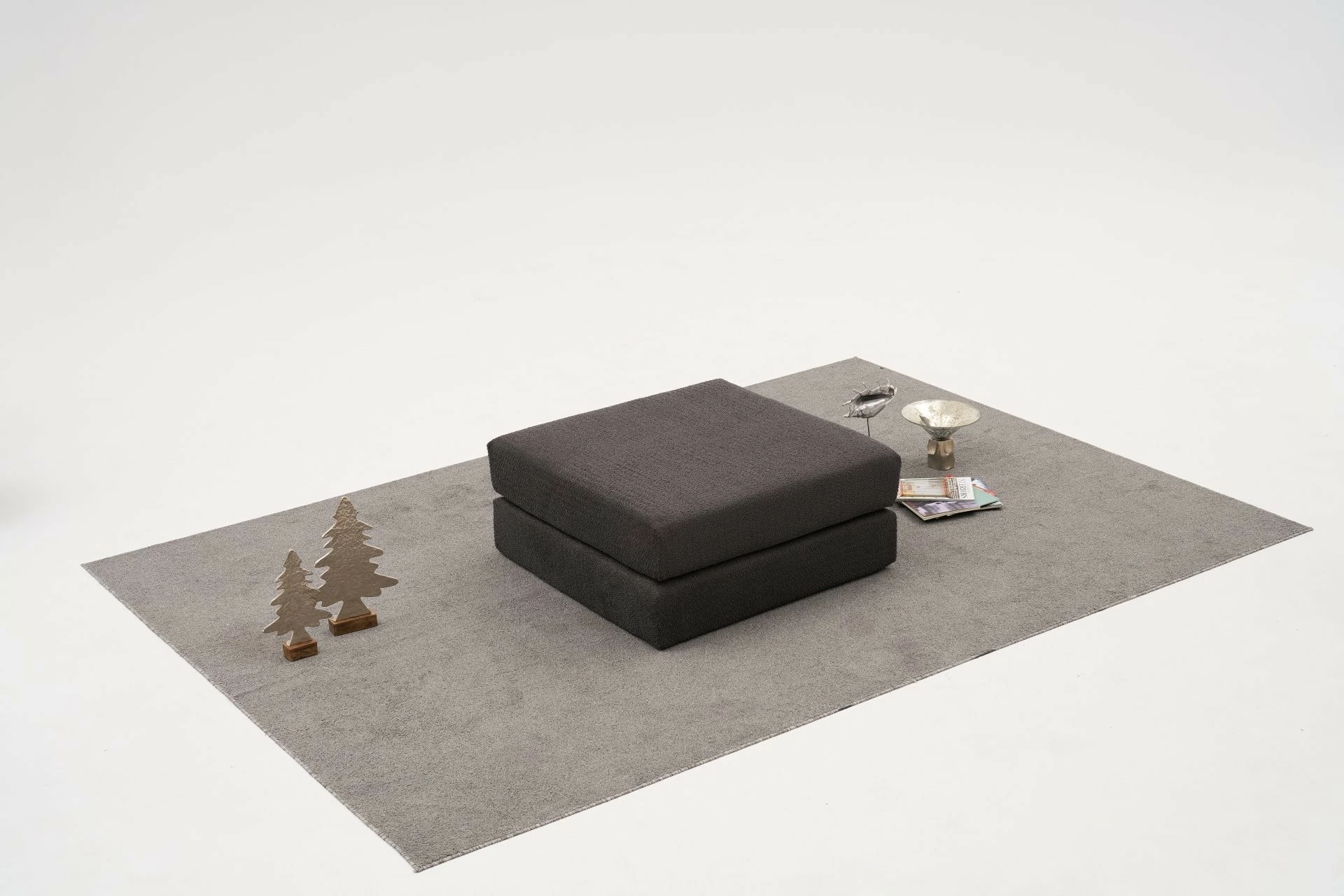 Puf Atelier del Sofa, komfort, antracit