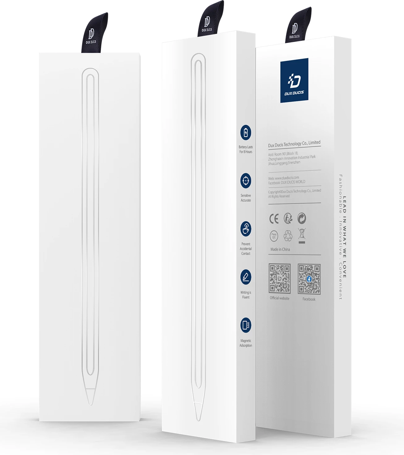 Stylus pen Dux Ducis SP-02 për iPad, Bardhë