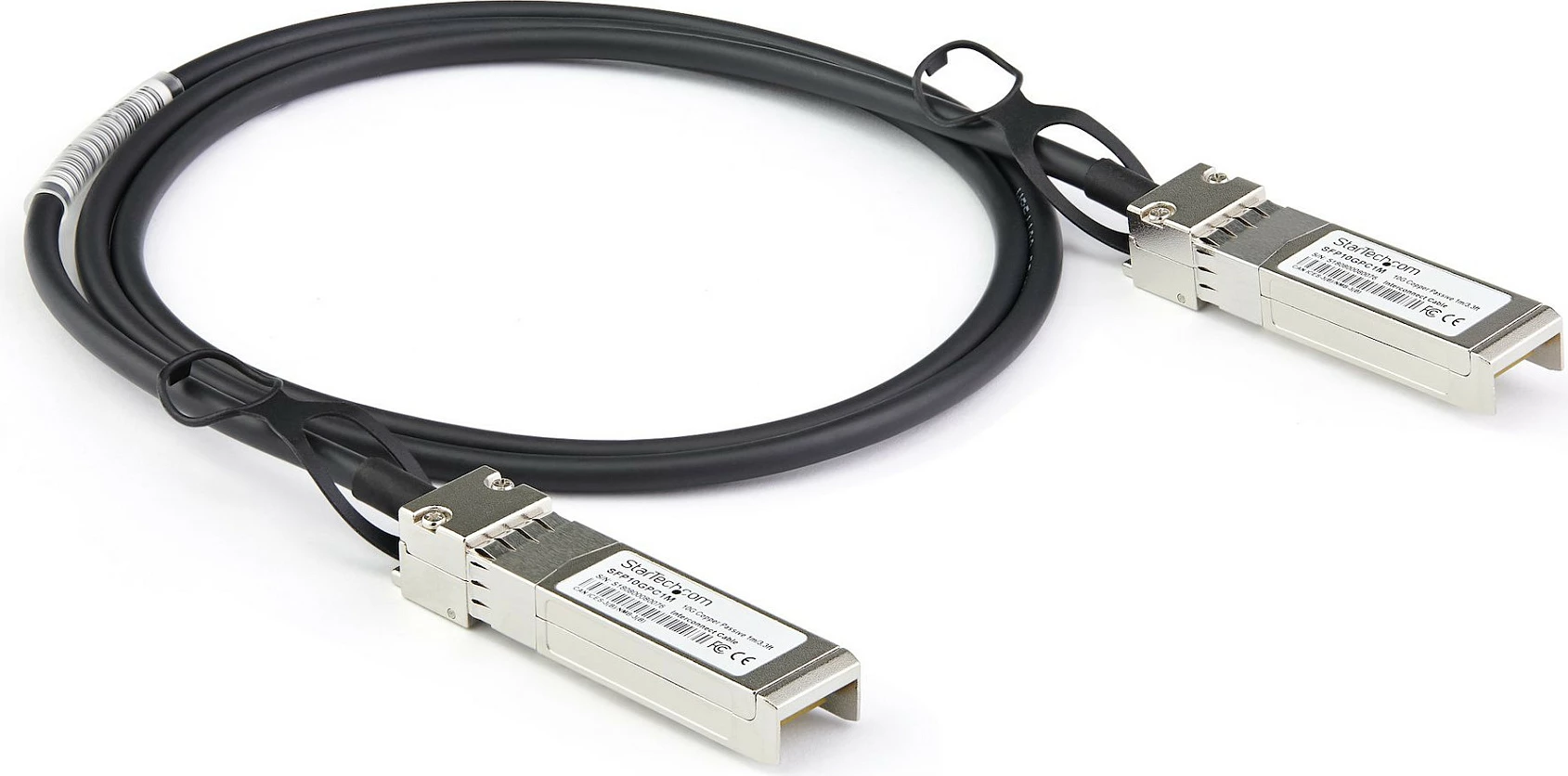Kabllo DAC SFP+ StarTech DACSFP10G3M, 3m, 10GbE, e zezë