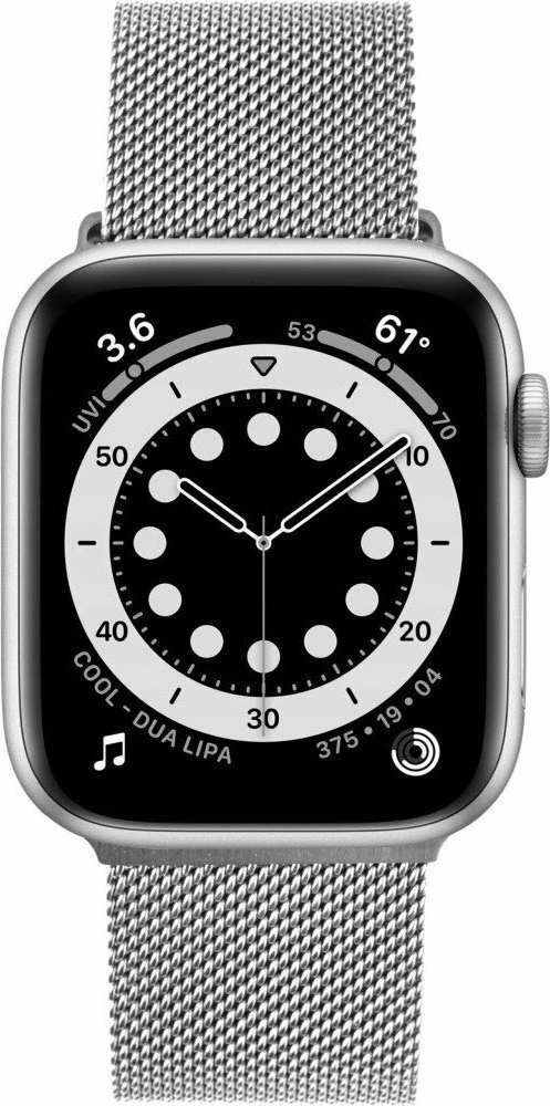 Rrip për Apple Watch Fixed Mesh FIXMEST-436-BK 49/45/44/42mm, argjend 5