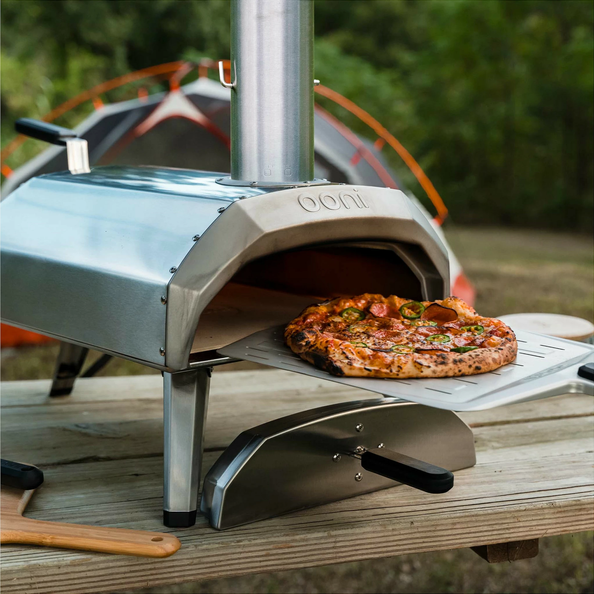 Furrë pice Ooni Karu 12, multi-fuel, 30 cm, 500°C, çelik inox