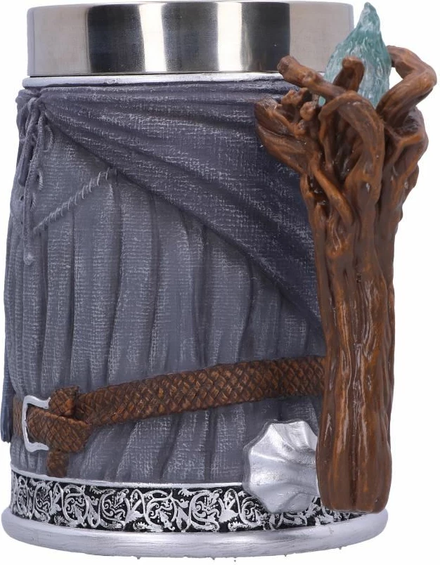 Mug NEMESIS NOW Lord of the Rings Gandalf the Grey 15.5 cm, gri