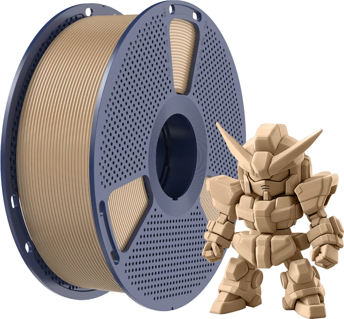 Filament për printim 3D Sunlu PLA+ 2.0 1.75 mm ±0.02 mm, Oak