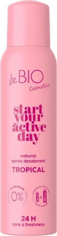 Deodorant spray për femra BeBio Ewa Chodakowska Start Your Active Day Tropical, 125ml