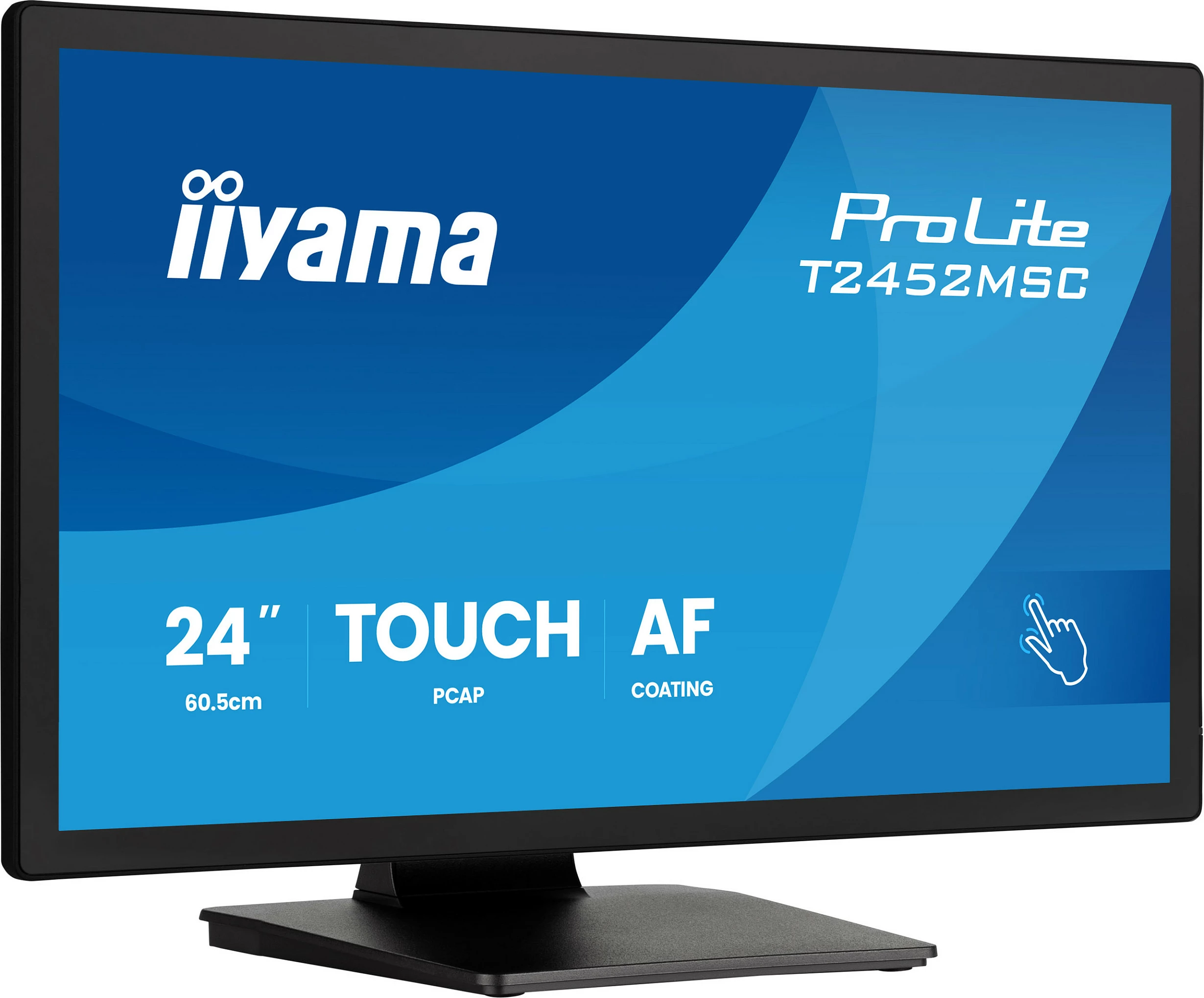 Monitor iiyama ProLite T2452MSC-B2, 24", FHD IPS, 120Hz, Touch, HDMI/DisplayPort, i zi