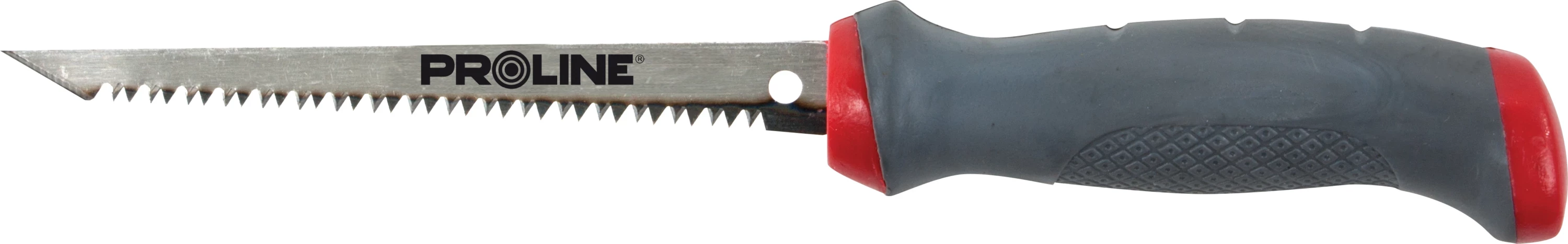 Sharrë dore për pllaka gipsi PROLINE 64460, 150 mm, 10 TPI, kuqe/zezë