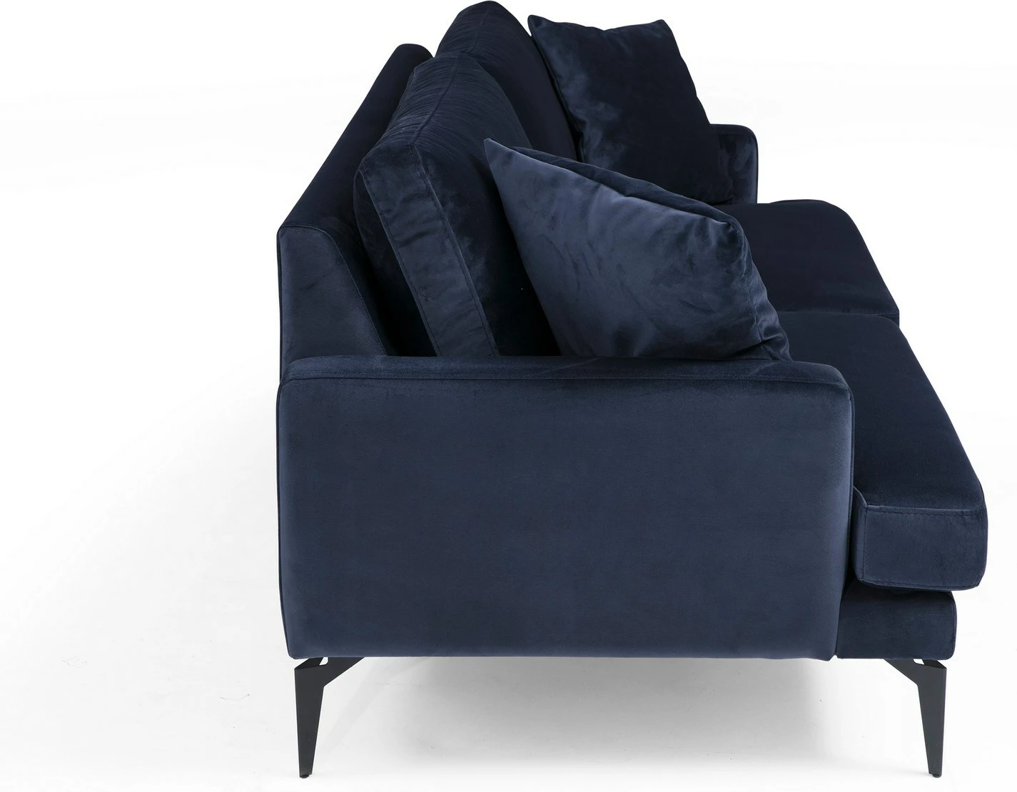 Divan treshe, ngjyrë blu e errët, Atelier del Sofa, Papira 3 vendësh