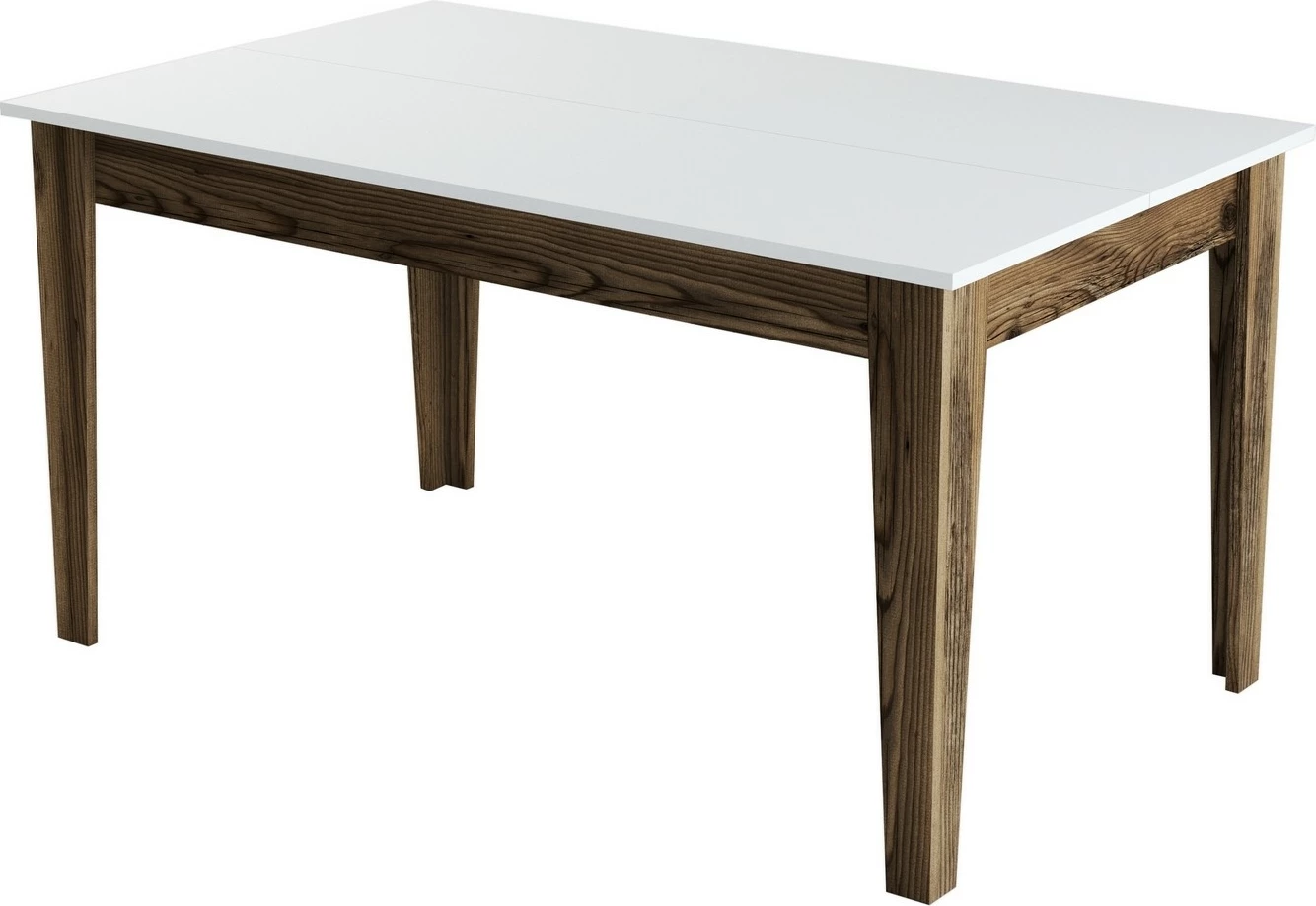 Set mobiljesh për dhomë dite, Skye Decor, Milan 522, ngjyrë arre dhe e bardhë