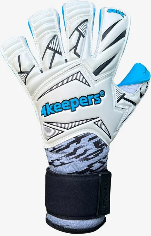 Dorëza portieri 4Keepers për meshkuj, të bardha dhe blu