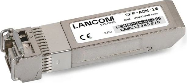 SFP modul LANCOM SFP-AON-10, 10G, LC (UPC), 9/125 µm, BX20-U, 3m, ngjyrë çeliku