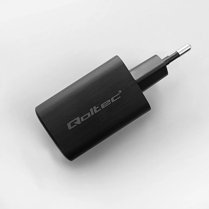 Karikues për pajisje mobile Qoltec 50766, i zi