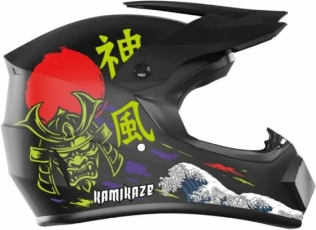 Helmetë full face Kamikaze Katana AKC206 XL, e zezë