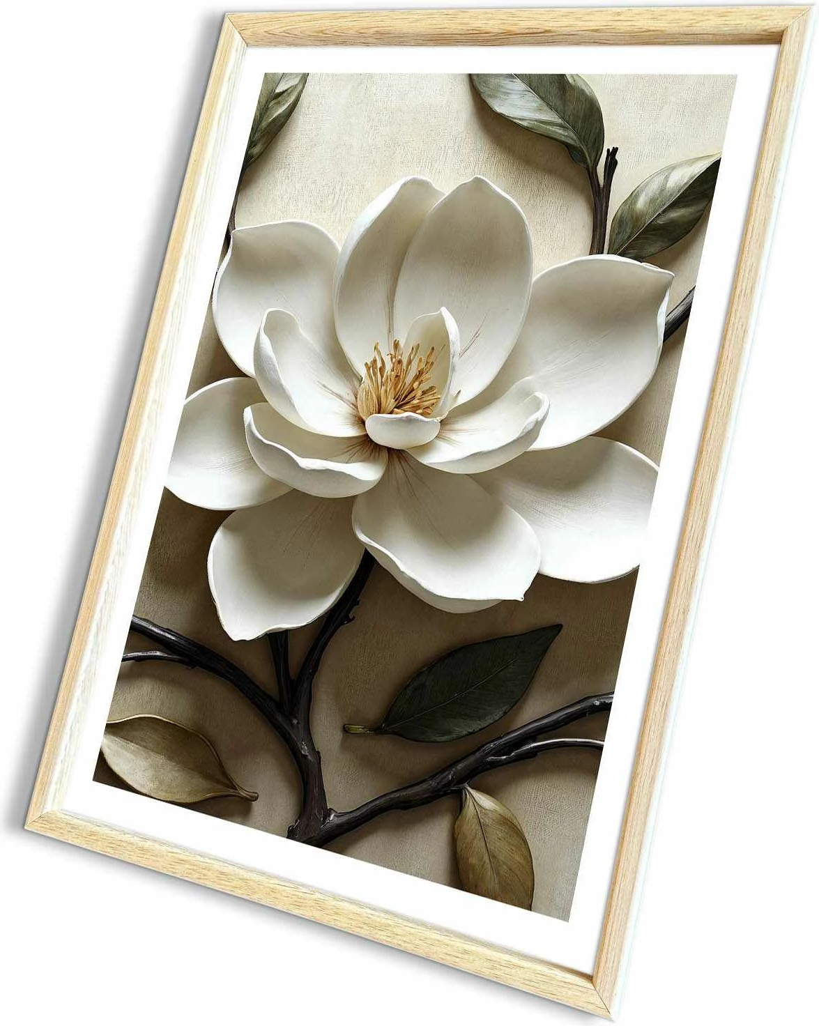 Pikturë dekorative me kornizë MDF Wallity, Ahswabisabi-018, 42x62cm