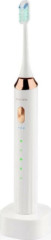 Furçë dhëmbësh sonike Beautifly White Smile, 5 mënyra pastrimi, IPX7, e bardhë