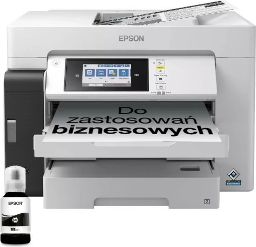 Printer multifunksional Epson EcoTank Pro M15180, A4, Wi‑Fi/Ethernet, duplex, bardhë e zi, i bardhë