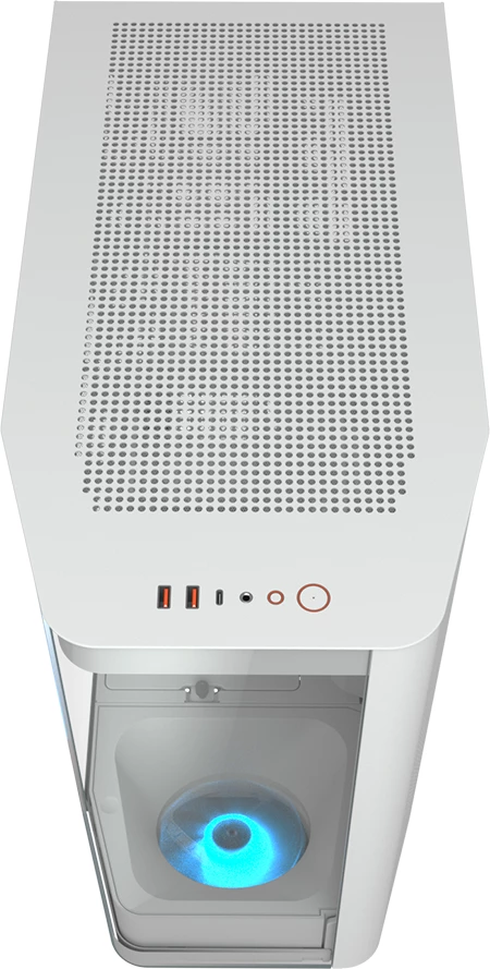 Kasë COUGAR FV270 Midi Tower, Tempered Glass, ATX/E-ATX, RGB, e bardhë