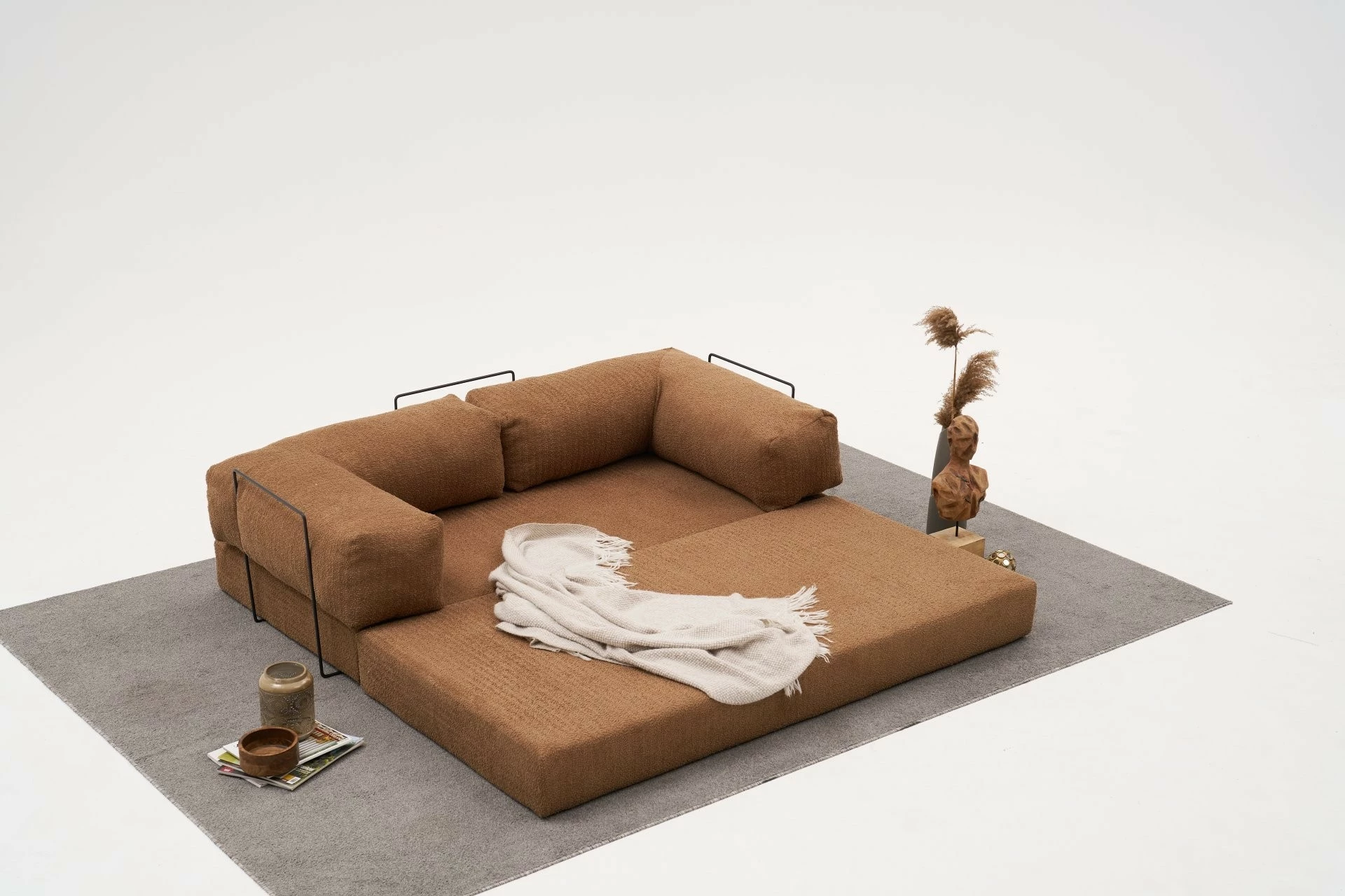 Divan treshe Atelier del Sofa, Comfort, kafe v2