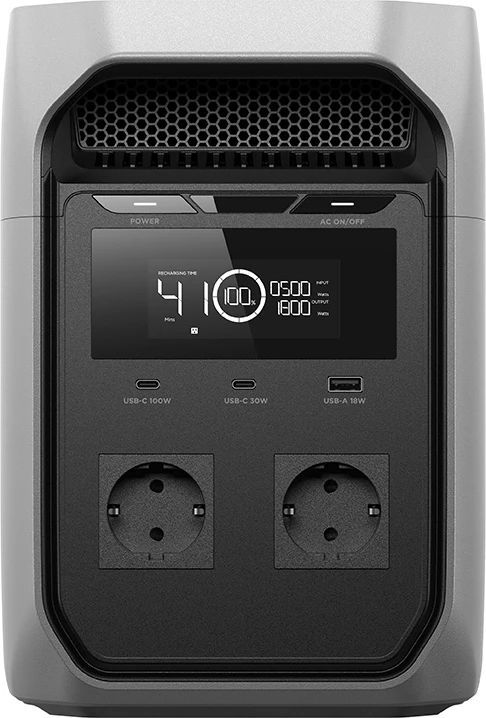 Stacion energjie portativ EcoFlow DELTA 3 Classic 1024Wh 1800W, gri