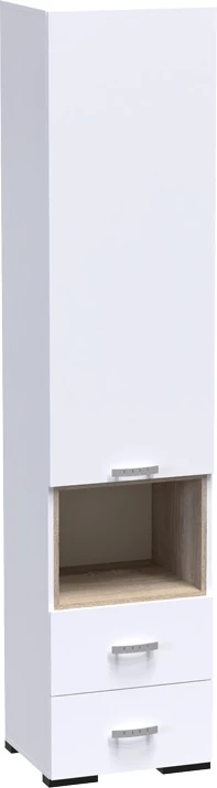 Kolonë ekspozuese Toscana, ngjyrë e bardhë, 50x42x222.5cm