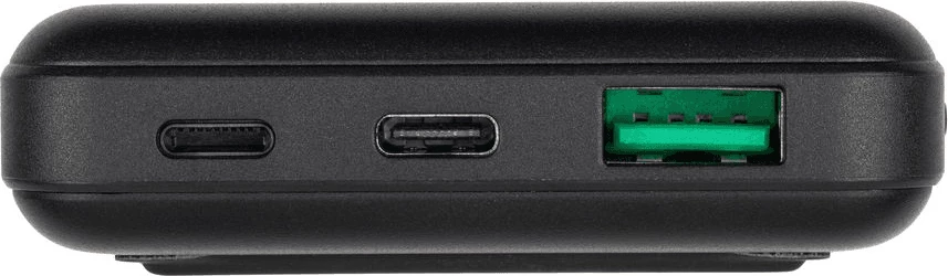 Powerbank magnetik MagSafe RIVACASE VA2604 10000mAh 20W Qi 15W me mbajtëse, e zezë