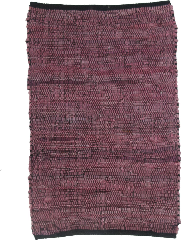 Qilim lëkure, ngjyrë vjollcë, 60x90cm