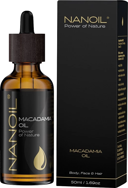 Vaj për flokë dhe trup Nanoil Macadamia Oil për femra 50ml