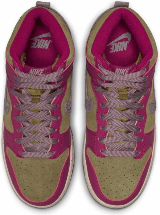 Atlete për femra Nike Dunk High, ngjyrë vjollcë dhe kafe [Madhësia: 40.5]