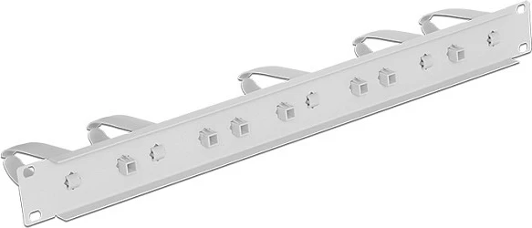 Panel menaxhimi kabllosh DeLOCK 43346, për rack 19", metal, gri
