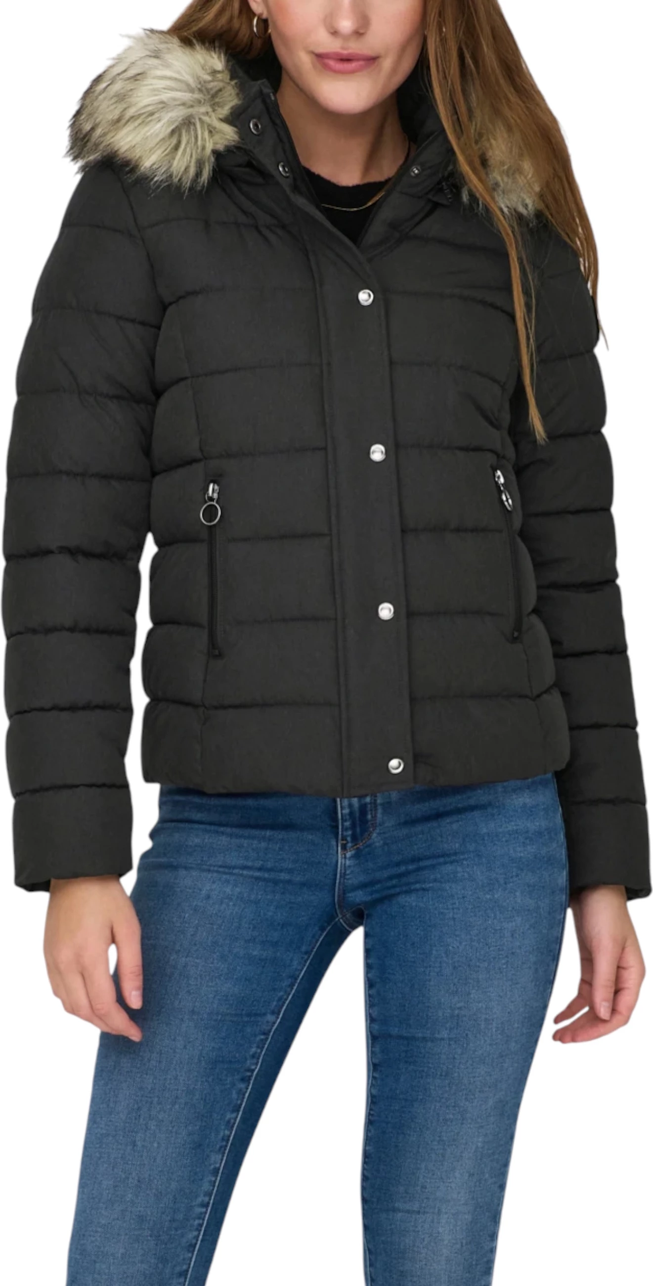 Jakne për femra Only ONLNEWLUNA 15304778, antracit