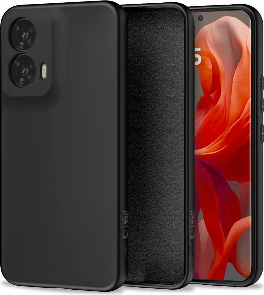 Mbështjellës Tech-Protect Icon për Motorola Moto G85 5G, i zi