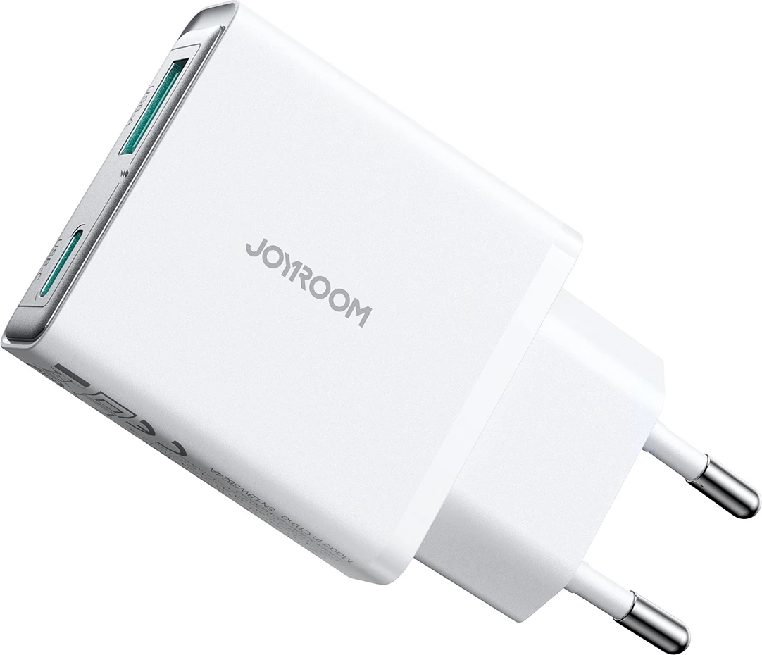Karikues muri Joyroom JR-TCF14, 20W, 2 porta USB-A/USB-C, i bardhë