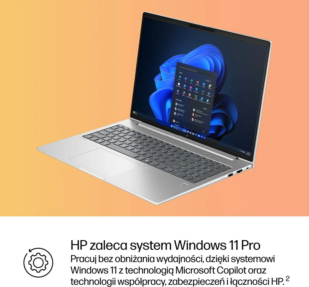 Laptop HP EliteBook 6 G1i Ultra 5 225U, 16" WUXGA, 24GB RAM, 512GB SSD, Windows 11 Pro, argjendtë