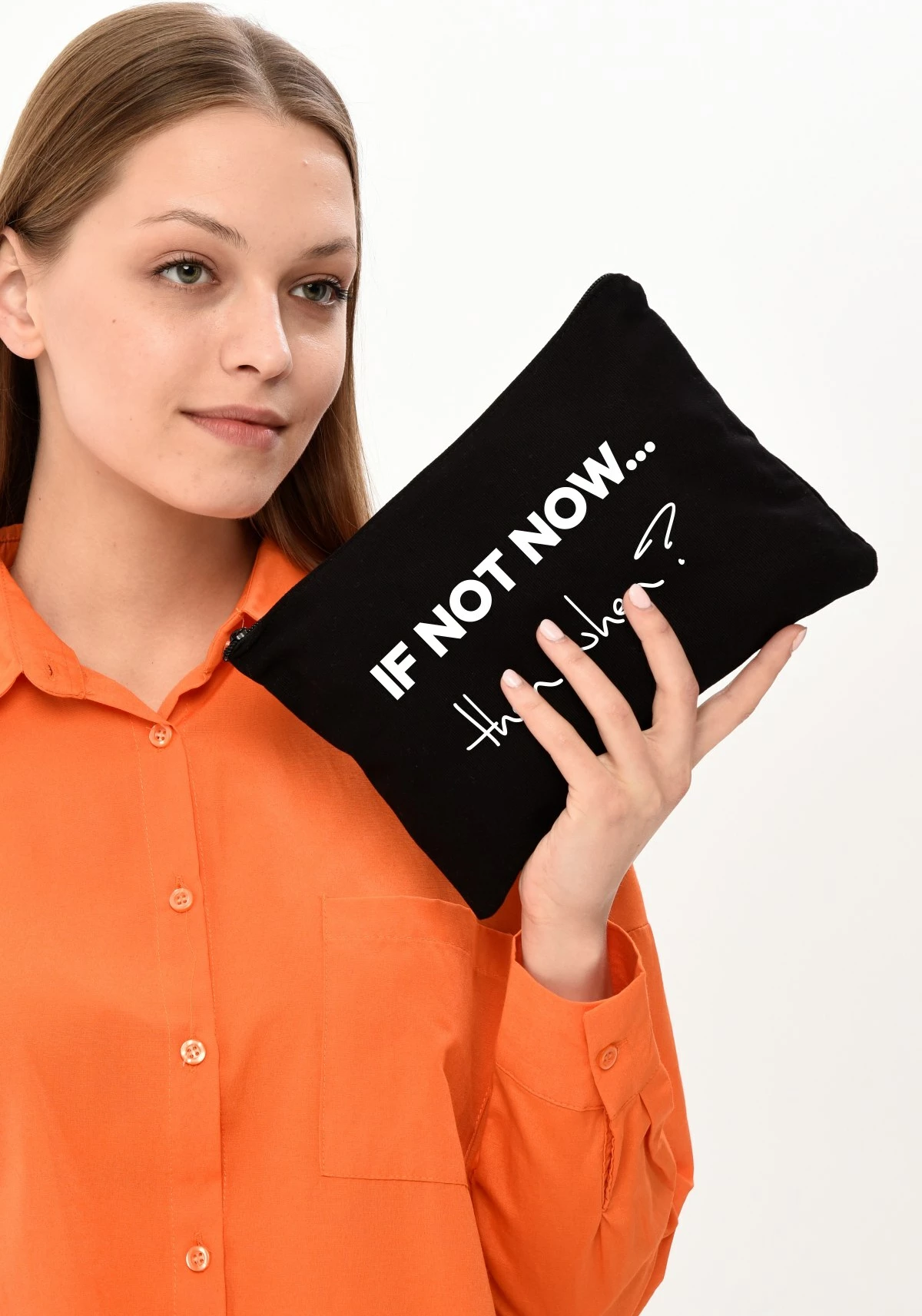 Qese për make-up Zoozie Bags, 1815, e zezë, 25x18cm