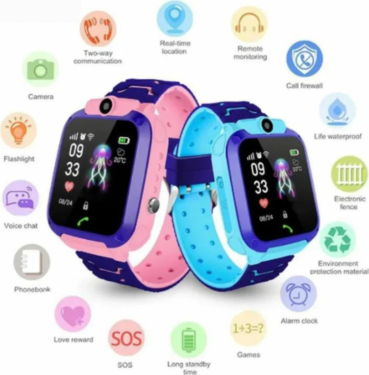 Orë Inteligjente për Fëmijë me GPS dhe Siguri – Smart 2030 C003, e pembe