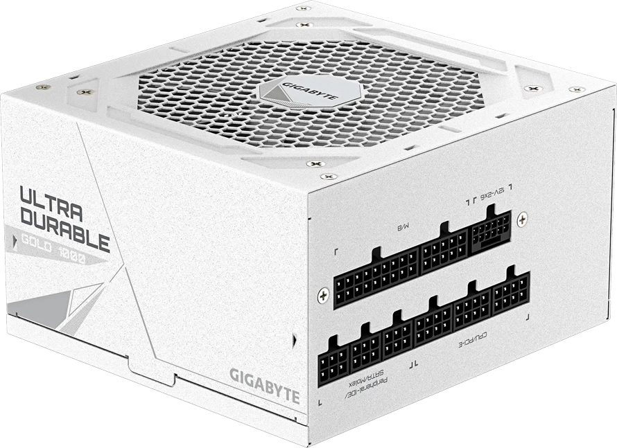 Furnizues energjie (PSU) GIGABYTE UD1000GM PG5 V2 ICE 1000W 80 Plus Gold ATX 3.1 fully modular, bardhë