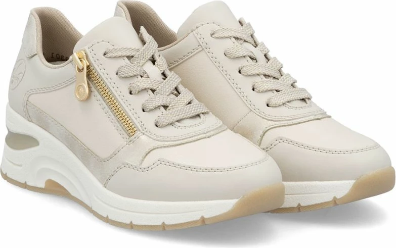 Atlete platforme për femra Rieker, bezhë