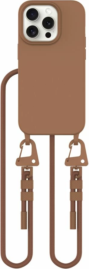 Mbështjellës Tech-Protect Magnecklace për iPhone 15 Plus/14 Plus, MagSafe, Kafe