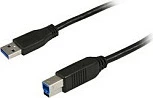 Kabllo USB Synergy21 S215303, USB-A në USB-B, 5 m, USB 3.2 Gen 1, e zezë