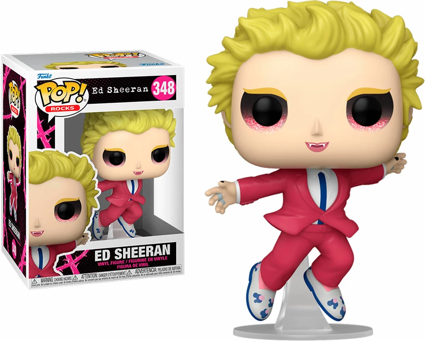 Figurë koleksionuese Funko POP! Rocks Ed Sheeran "Vampire" vinyl, rozë