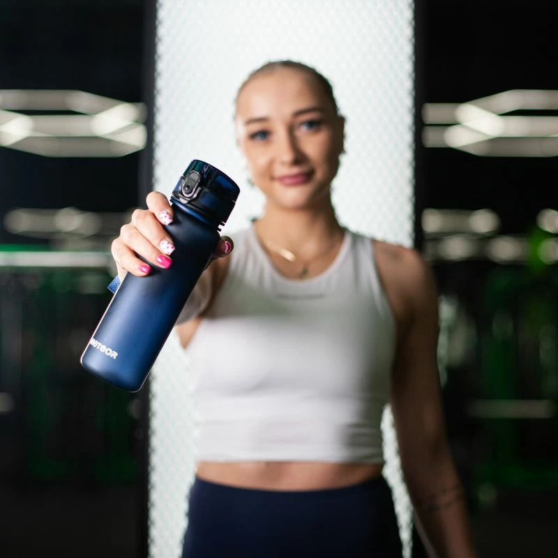Shishe sportive Meteor, navy blue [Madhësia: Standarde]