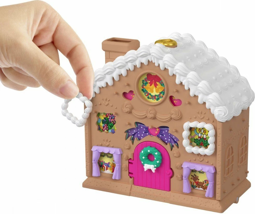 Kalendar aventi Mattel Polly Pocket JFV13, 1 mikro kukull + 24+ aksesorë, set