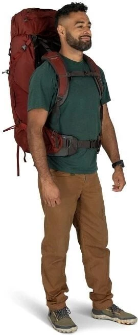 Çantë shpine Osprey Aether 65 Trekking, S/M, e kuqe