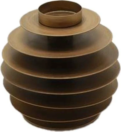 Mbajtës qirinjsh EDIN, metalik, ngjyrë kafe, 12x12x11cm